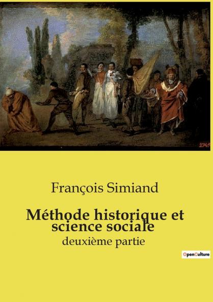 Méthode historique et science sociale