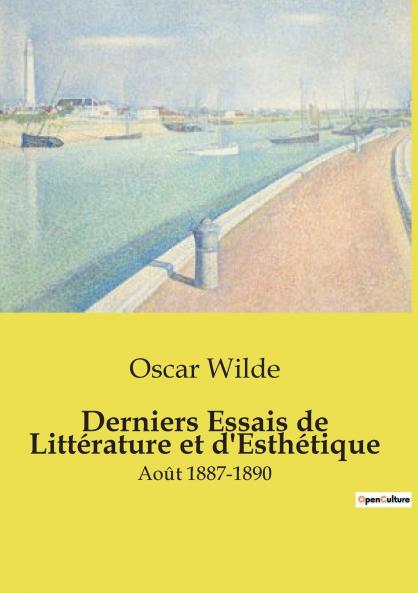 Derniers Essais de Littérature et d'Esthétique