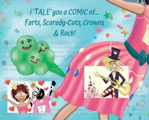 i 'TALE' you a COMIC of... Farts Scaredy-Cats Crowns and Rock!