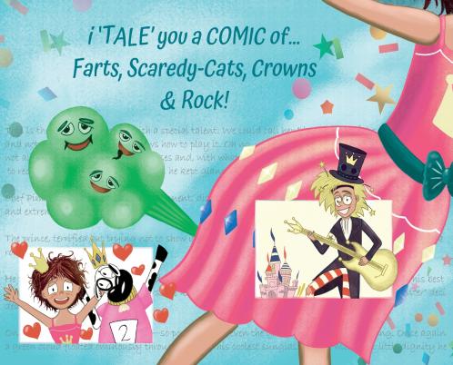 i 'TALE' you a COMIC of... Farts Scaredy-Cats Crowns and Rock!