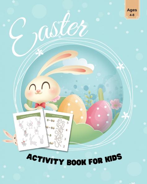 Easter Activity Book for Kids Ages 4-8