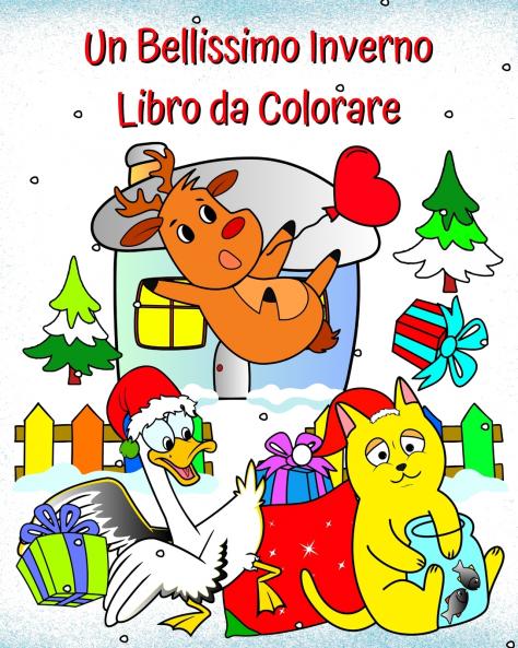 Un Bellissimo Inverno Libro da Colorare