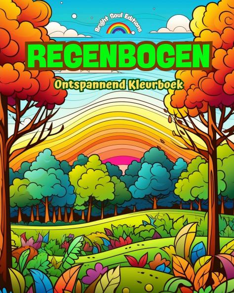 Regenbogen | Ontspannend Kleurboek | Ongelooflijke regenboog- en landschapsontwerpen voor natuurliefhebbers