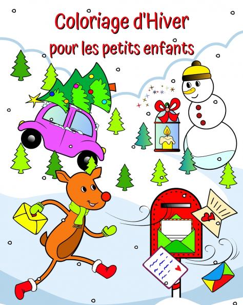 Coloriage d'Hiver pour les petits enfants
