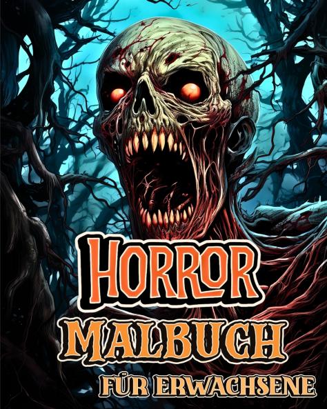Horror Malbuch für Erwachsene