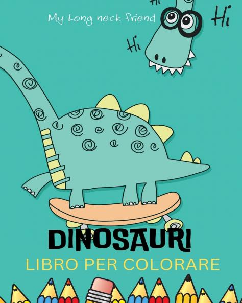 Dinosauri Libro da colorare