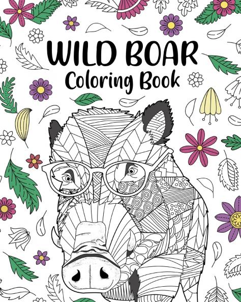 Wild Boar Coloring Book