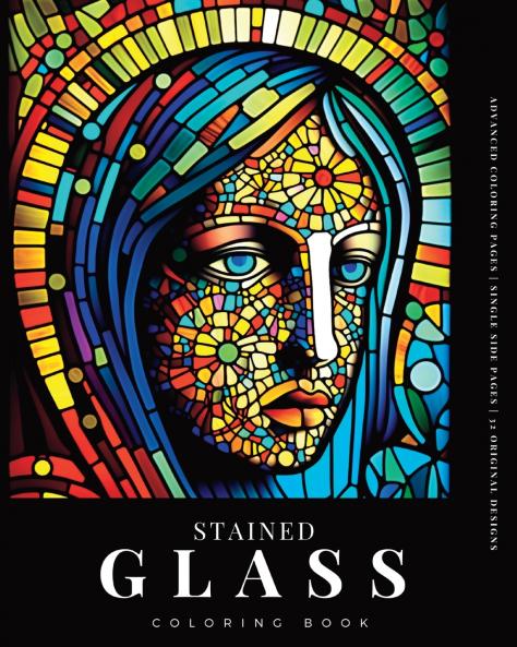 Stained Glass (Coloring Book)