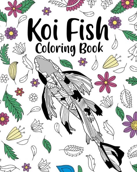 Koi Fish Coloring Book