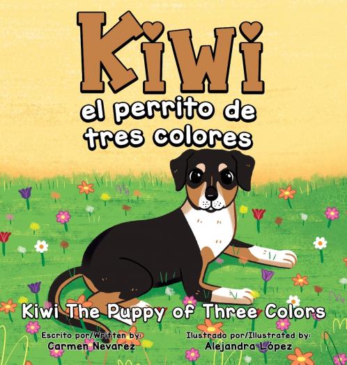Kiwi el perrito de  tres colores  kiwi the puppy of three colors