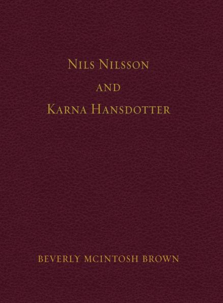 Nils Nilsson and Karna Hansdotter