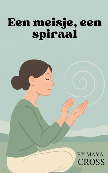 Een meisje een spiraal