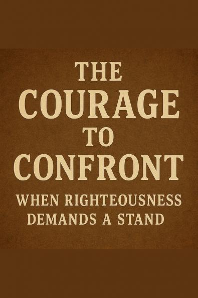 The Courage To Confront When Righteousness Demands A Stand