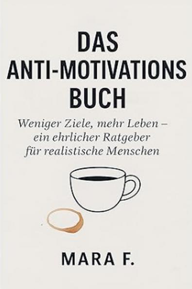 Das Anti-Motivationsbuch-Weniger Ziele mehr Leben - ein ehrlicher Ratgeber für realistische Menschen