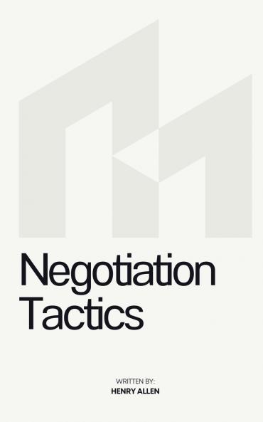 Negotiation Tactics