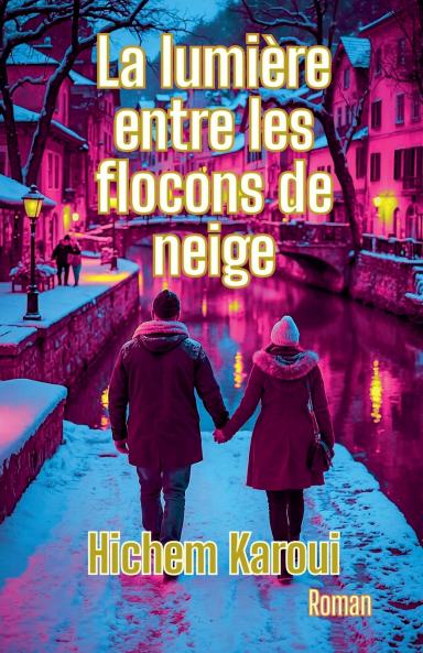 La lumière entre les flocons de neige