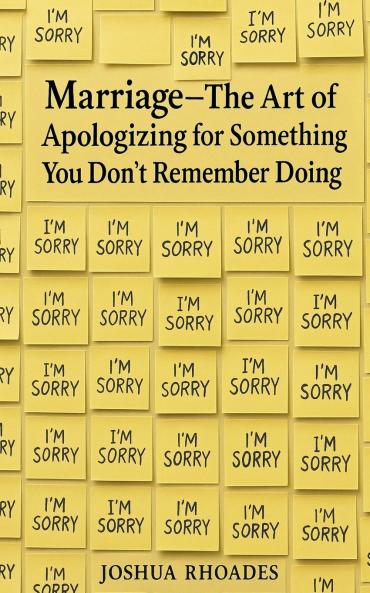 Marriage - The Art of Apologizing for Something You Don't Remember Doing