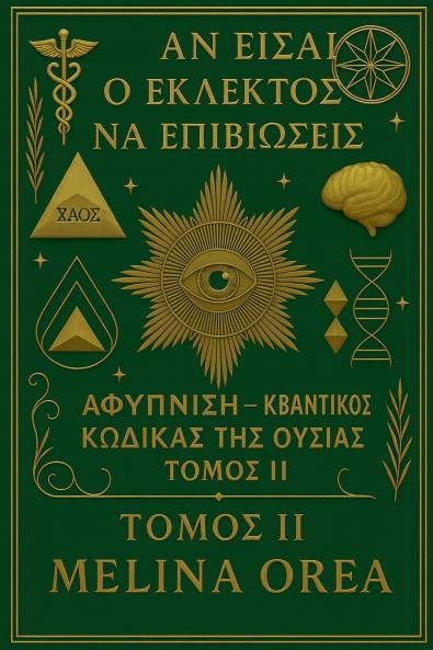 ΑΝ ΕΙΣΑΙ Ο ΕΚΛΕΚΤΟΣ ΝΑ ΕΠΙΒΙΩΣΕΙΣ. ΑΦΥΠΝΙΣΗ - ΚΒΑΝΤΙΚΟΣ ΚΩΔΙΚΑΣ ΤΗΣ ΟΥΣΙΑΣ. ΤΟΜΟΣ ΙΙ
