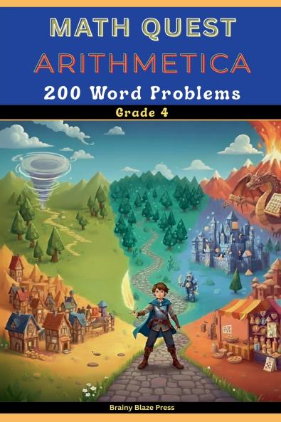 Math Quest - Arithmetica - 200 Word Problems - Grade 4