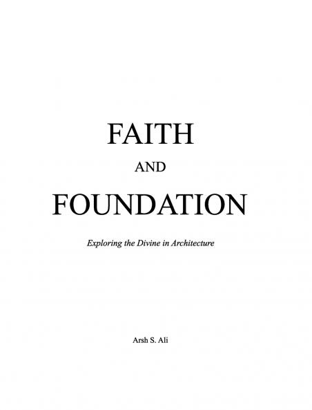 Faith and Foundation