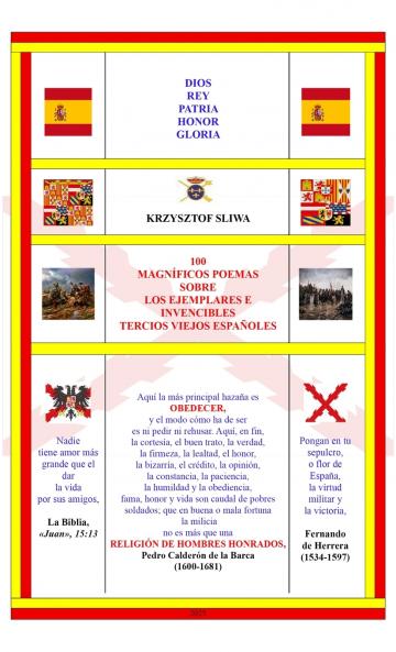 100 magníficos poemas sobre los ejemplares e invencibles Tercios Viejos españoles
