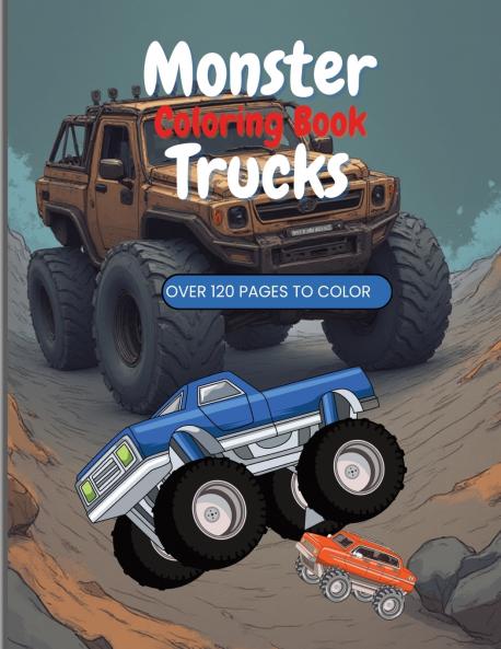Monster Trucks Coloring Book