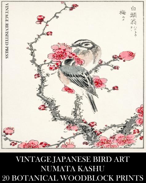 Vintage Japanese Bird Art