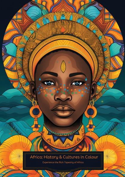 African Themed Colouring Book