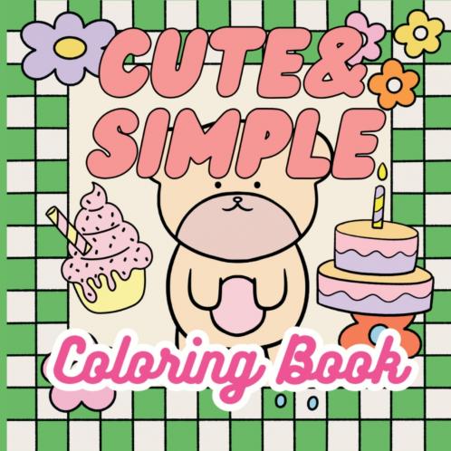 Cute & Simple Coloring Book