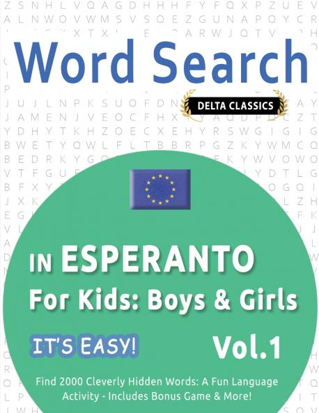 WORD SEARCH IN ESPERANTO FOR KIDS