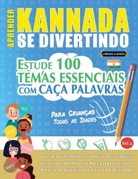 APRENDER KANNADA SE DIVERTINDO! - PARA CRIANÇAS