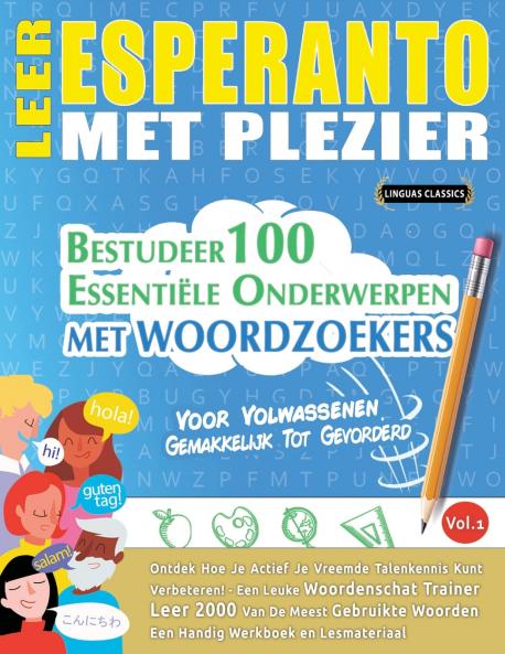 LEER ESPERANTO MET PLEZIER - VOOR VOLWASSENEN