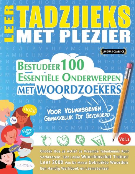 LEER TADZJIEKS MET PLEZIER - VOOR VOLWASSENEN