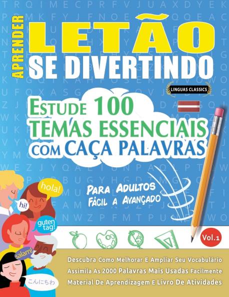 APRENDER LETÃO SE DIVERTINDO! - PARA ADULTOS