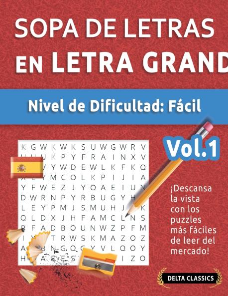 SOPA DE LETRAS EN ESPAÑOL - NIVEL DE DIFICULTAD