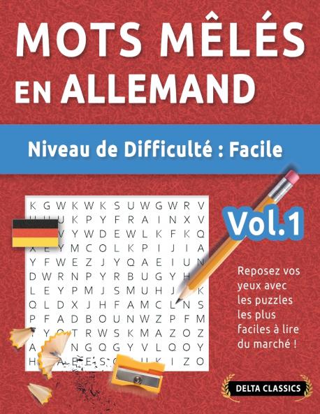 MOTS MÊLÉS EN ALLEMAND - NIVEAU DE DIFFICULTÉ