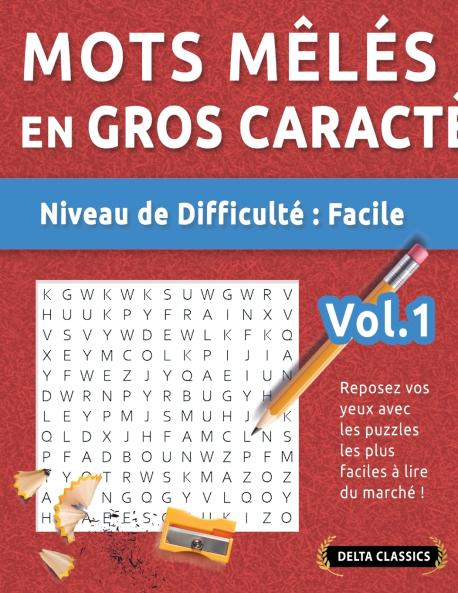 MOTS MÊLÉS EN FORMAT XL - NIVEAU DE DIFFICULTÉ