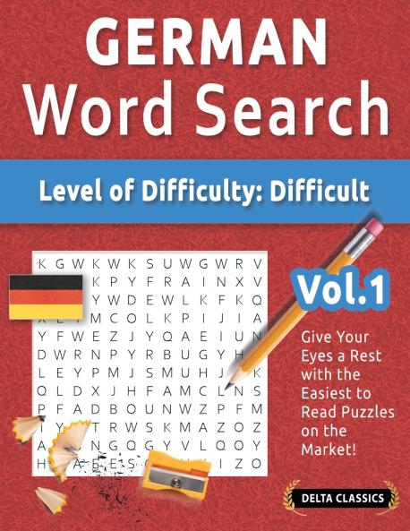GERMAN WORD SEARCH - LEVEL OF DIFFICULTY