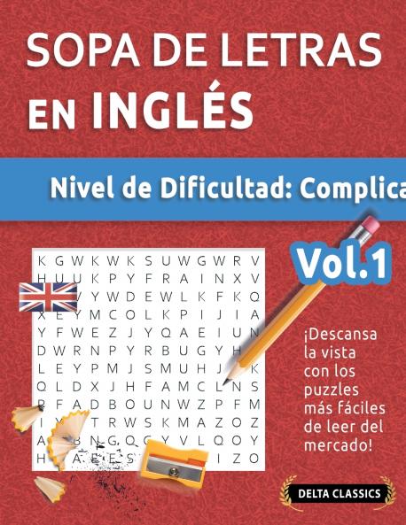 SOPA DE LETRAS EN INGLÉS - NIVEL DE DIFICULTAD