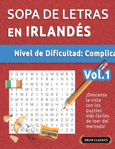 SOPA DE LETRAS EN IRLANDÉS - NIVEL DE DIFICULTAD