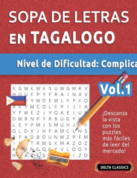 SOPA DE LETRAS EN TAGALOGO - NIVEL DE DIFICULTAD