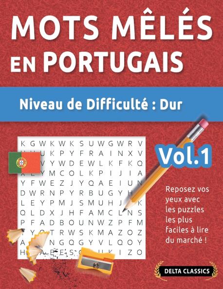 MOTS MÊLÉS EN PORTUGAIS - NIVEAU DE DIFFICULTÉ