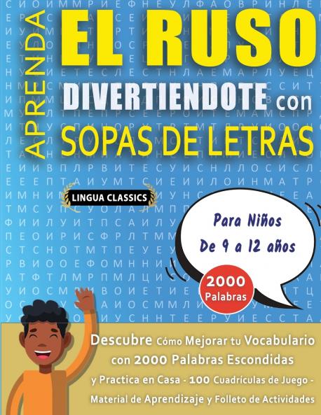 SOPA DE LETRAS CON LETRA GRANDE PARA ADULTOS EN RUSO - Crucigramas Delta -  Los Rompecabezas más Grandes del Mercado Para Adultos y Mayores - Busca 2000 Palabras Escondidas Hábilmente - Diviértete con 100 Puzzles Gigantes