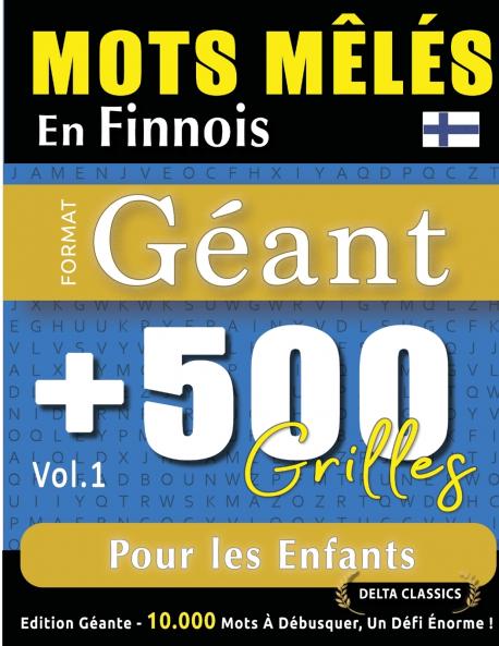 MOTS MÊLÉS EN FINNOIS FORMAT GÉANT