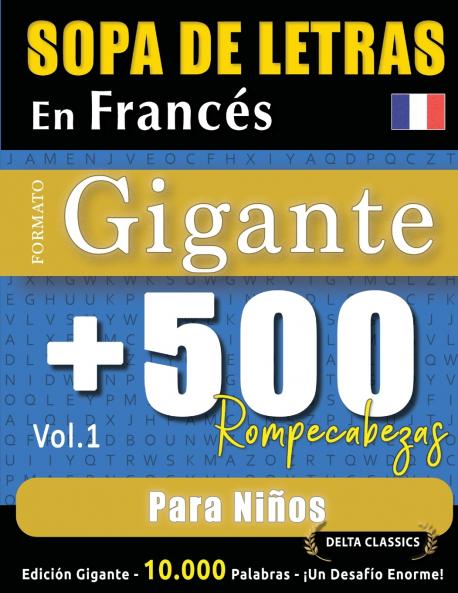 SOPA DE LETRAS EN FRANCÉS FORMATO GIGANTE