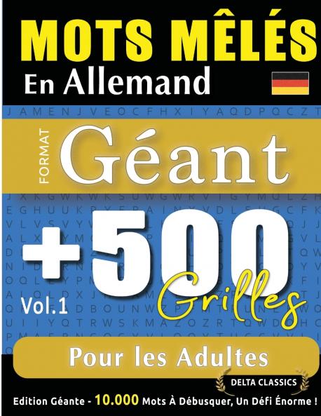 MOTS MÊLÉS EN ALLEMAND FORMAT GÉANT