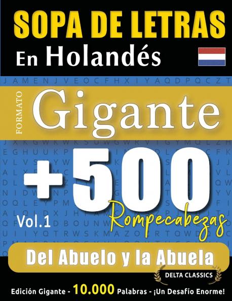 SOPA DE LETRAS EN HOLANDÉS FORMATO GIGANTE