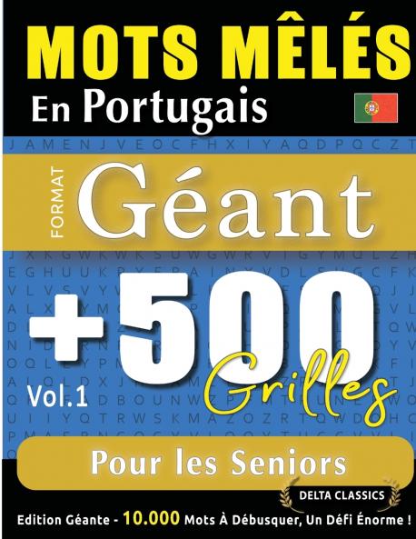 MOTS MÊLÉS EN PORTUGAIS FORMAT GÉANT
