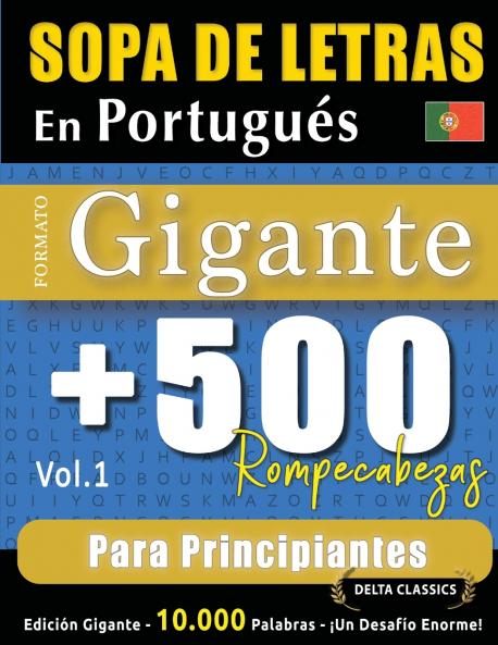 SOPA DE LETRAS EN PORTUGUÉS FORMATO GIGANTE