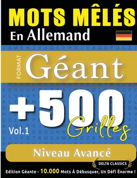 MOTS MÊLÉS EN ALLEMAND FORMAT GÉANT